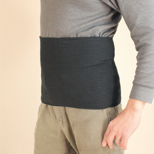 ブラックシリカ 岩盤浴 濃色綿リブ型 腹巻き ウェストウォーマー 3717 | 冷えのお悩み・お腹の冷え・冷房対策