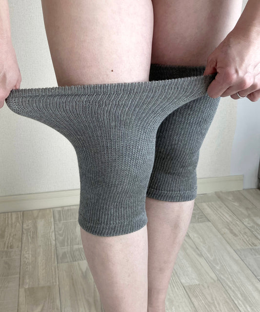 岩盤浴 ダブル加工膝サポーター 両膝用 | 冷えのお悩み・冷房対策・関節の痛み