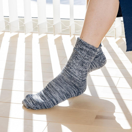 岩盤浴 二重シルク編み 全面加工 レディース靴下 | 冷えのお悩み・冷房対策