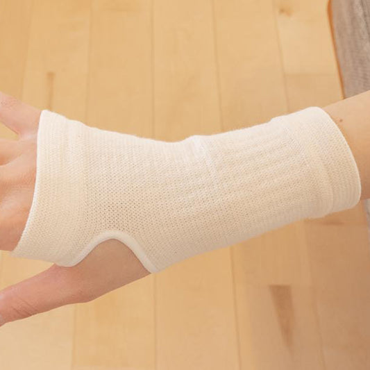 ブラックシリカ 岩盤浴 綿手の平ウォーマー 6732 | 冷えのお悩み・冷房対策・関節の痛み